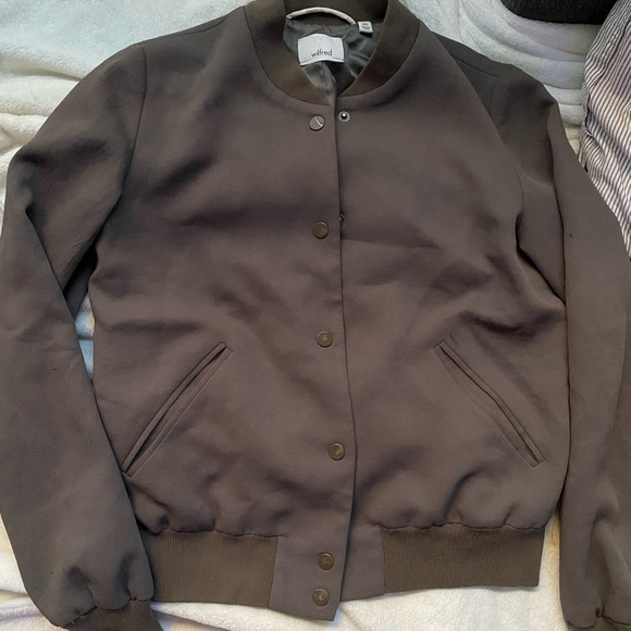 EUC WILFRED PUISSON BOMBER JACKET XXS - Picture 2 of 3